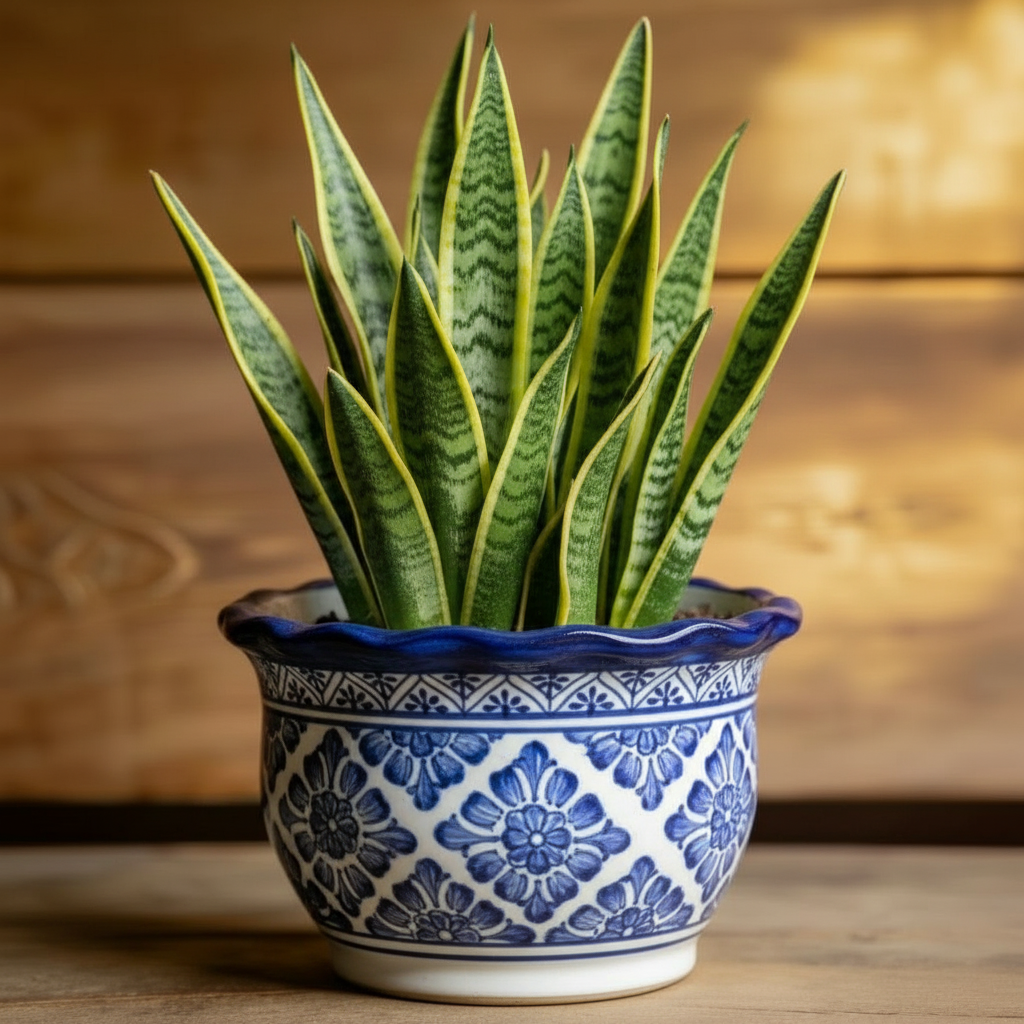Snake Plant (Sansevieria trifasciata)